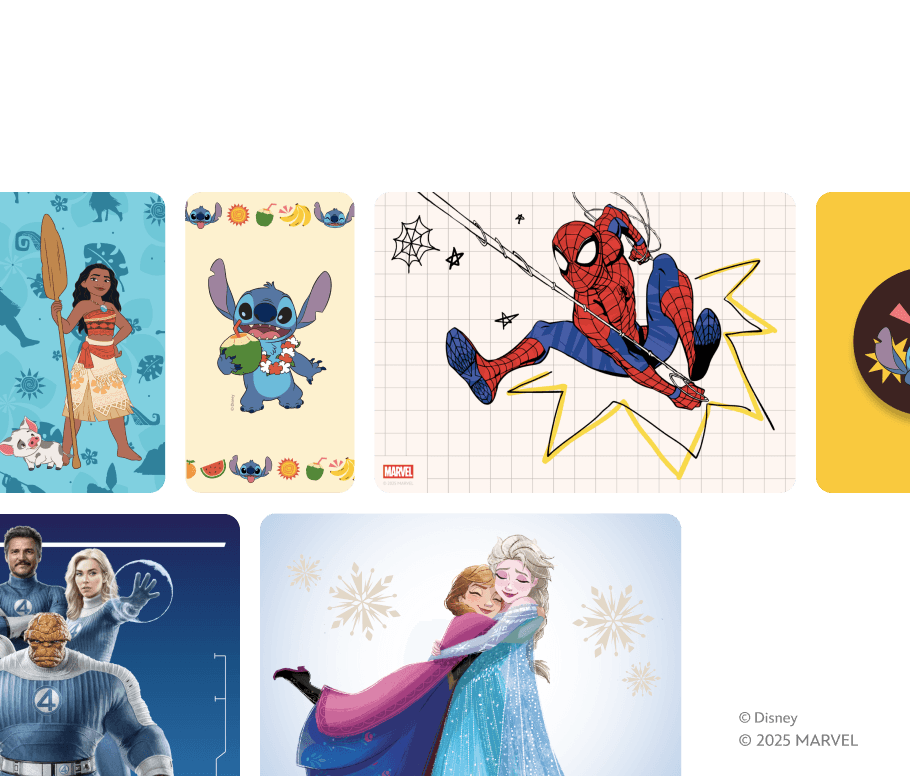 Discover our Disney & Marvel templates